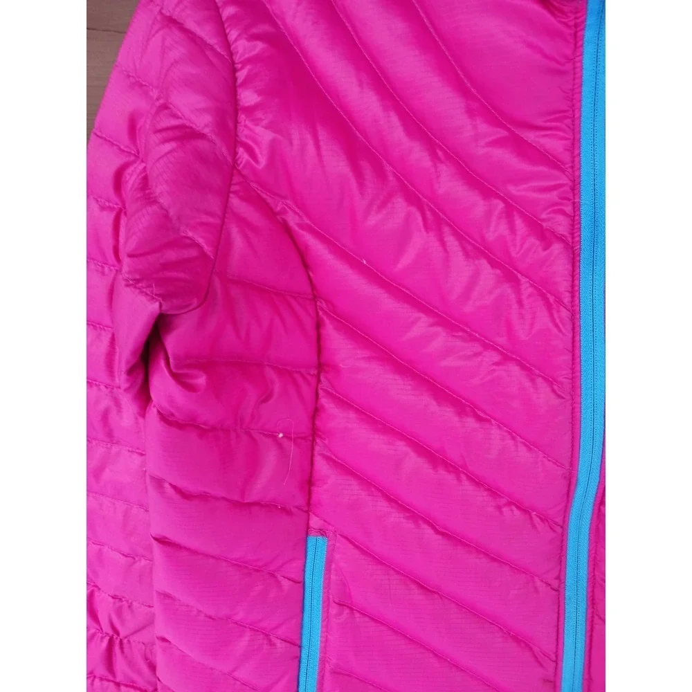 Mountain Hardwear Nitrous Jacket 800 Goose Down Womens Sz S Hot Rod Zip Puffer